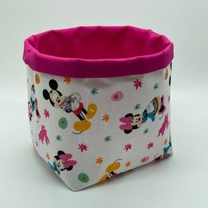 Handmade Disney Easter Fabric Basket / Easter Decor / Easter Basket